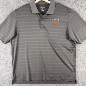 Clemson Tigers Shirt Polo Mens XL NCAA‎ Football Champion Moisture Wicking